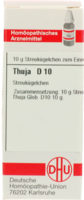 THUJA D 10 Globuli